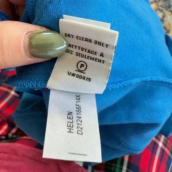 Diane von Furstenberg Helen sheath dress blue size 8 - Picture 8 of 8